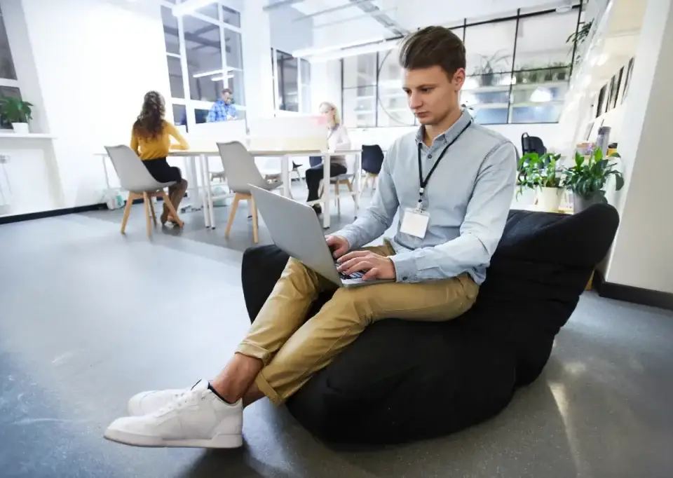 google ads agency remote worker strategising on a google ads campaign.